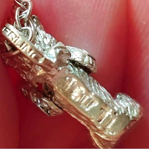 Tiffany Movable Arms Bear Pendant Necklace - Picture 4 of 6